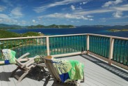 Tradewinds Cottage, St. John, USVI - panoramic ocean views from every window